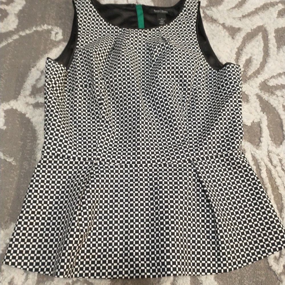 WHBM peplum top